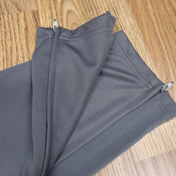 ADIDAS AEROREADY Mens POLYESTER ATHLETIC PANTS GRAY & WHITE Sz LARGE, L - Picture 3 of 6